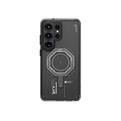 Galaxy S26 Ultra Case Skinarma M-safe Charging Enabled Airbag Design Magma Cover - 2