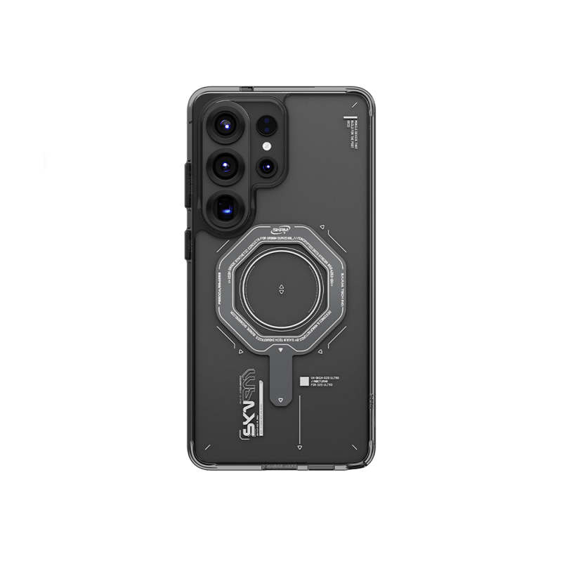 Galaxy S26 Ultra Case Skinarma M-safe Charging Enabled Airbag Design Magma Cover - 2