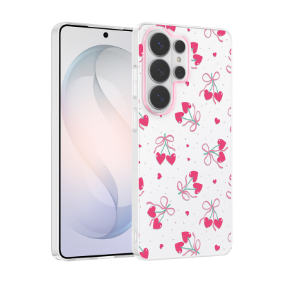 Galaxy S26 Ultra Case with Camera Protector, Patterned Zore Clip Cover - 3
