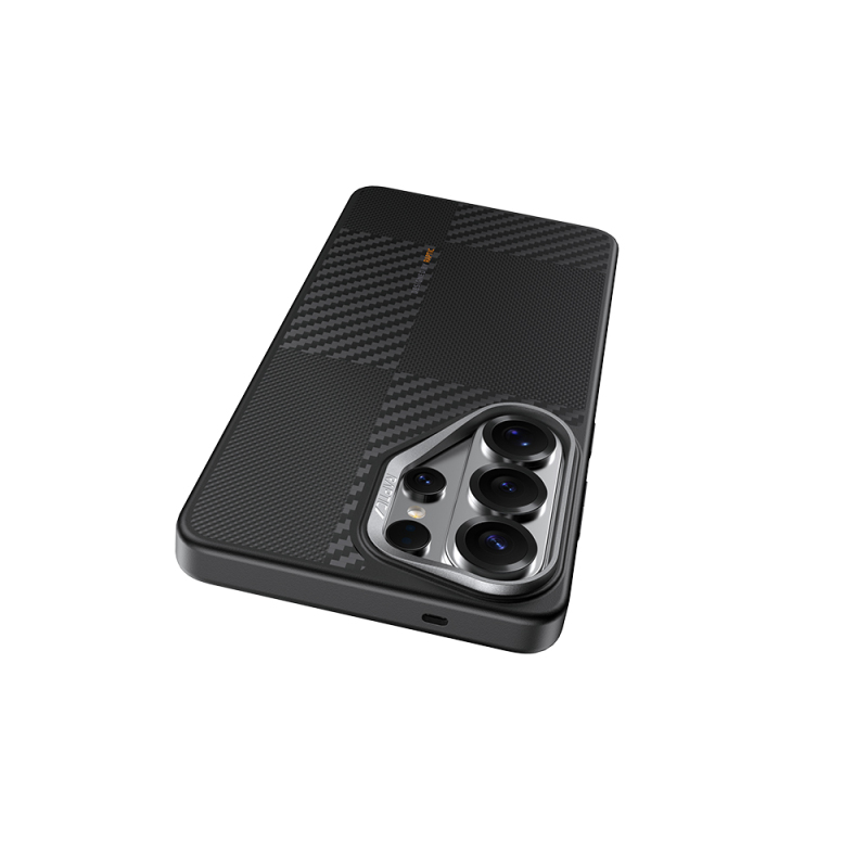 Galaxy S26 Ultra Case with M-safe Charging Feature, 600D Metal Camera Frame Raptic Aramid Dual Series Cover - 5