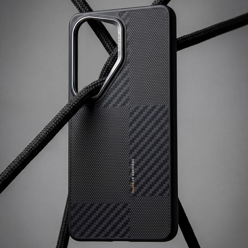 Galaxy S26 Ultra Case with M-safe Charging Feature, 600D Metal Camera Frame Raptic Aramid Dual Series Cover - 12