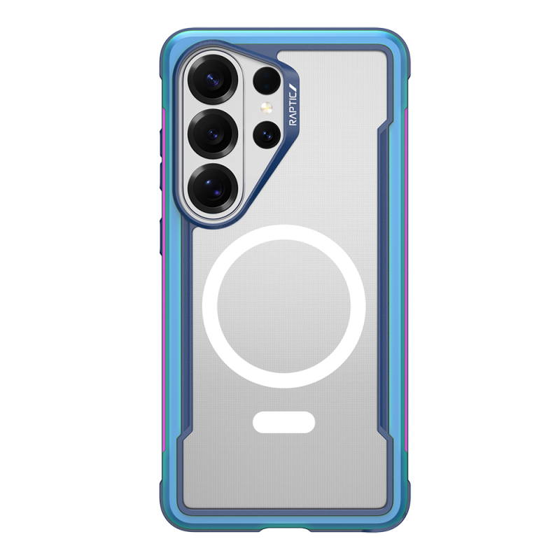 Galaxy S26 Ultra Case with M-safe Charging Feature Airbag, Raptic Shield Series Transparent Back Cover - 1