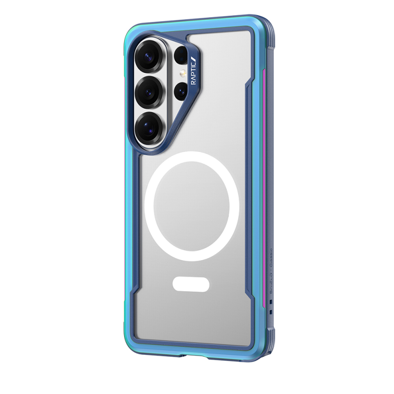 Galaxy S26 Ultra Case with M-safe Charging Feature Airbag, Raptic Shield Series Transparent Back Cover - 8