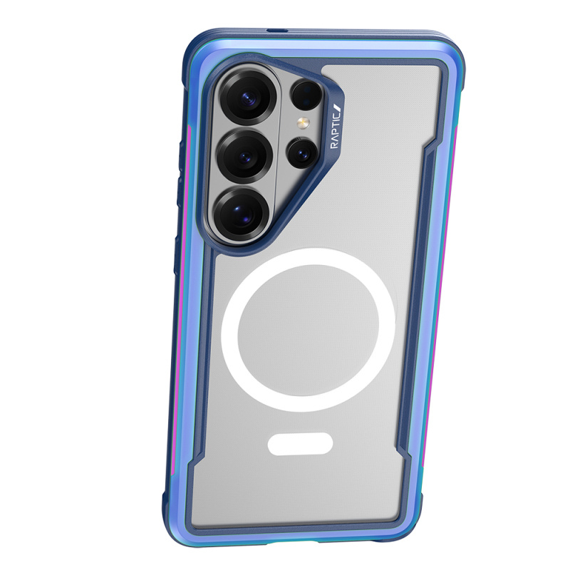 Galaxy S26 Ultra Case with M-safe Charging Feature Airbag, Raptic Shield Series Transparent Back Cover - 9