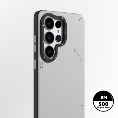 Galaxy S26 Ultra Case with M-safe Charging Feature Simple Matte Leather Design Youngkit Tech Fashion Series Cover - 9