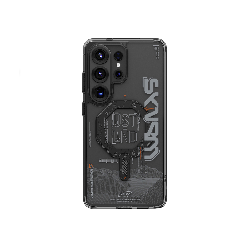Galaxy S26 Ultra Case with M-safe Charging Feature, Text Pattern, Airbag Design, Skinarma Sonix Cover - 4
