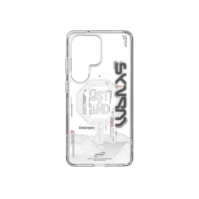 Galaxy S26 Ultra Case with M-safe Charging Feature, Text Pattern, Airbag Design, Skinarma Sonix Cover - 9
