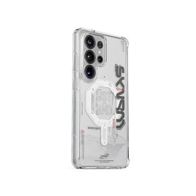 Galaxy S26 Ultra Case with M-safe Charging Feature, Text Pattern, Airbag Design, Skinarma Sonix Cover - 6