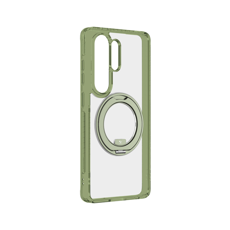 Galaxy S26 Ultra Case with M-safe Charging Feature, Transparent, 360-Degree Stand, Amazingthing Titan MagSpin Series Cover - 11