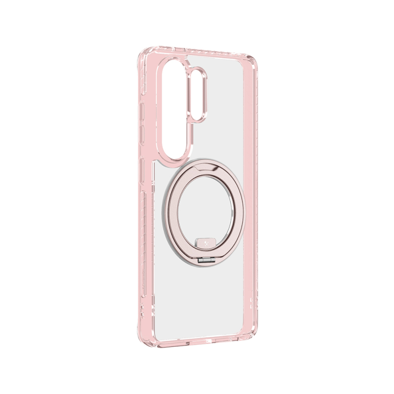 Galaxy S26 Ultra Case with M-safe Charging Feature, Transparent, 360-Degree Stand, Amazingthing Titan MagSpin Series Cover - 12