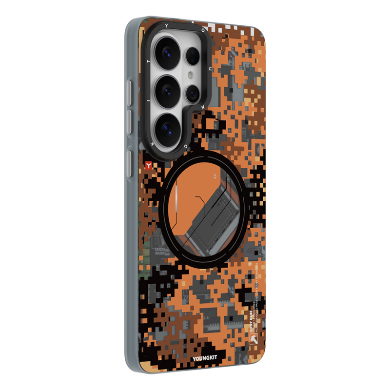 Galaxy S26 Ultra Case with M-Safe Charging Feature, Youngkit Camouflage Sykell Series Cover - 3