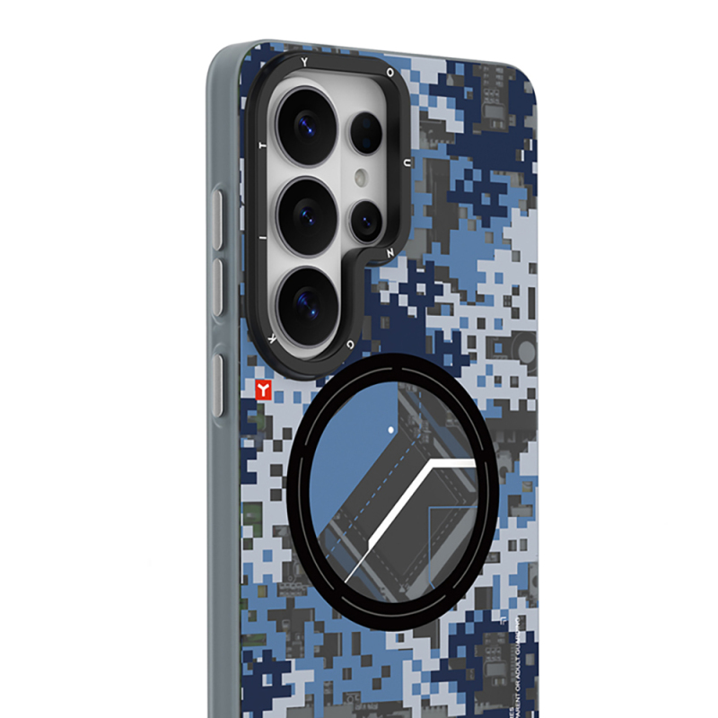 Galaxy S26 Ultra Case with M-Safe Charging Feature, Youngkit Camouflage Sykell Series Cover - 10