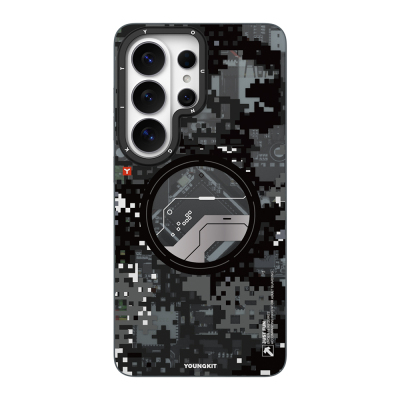 Galaxy S26 Ultra Case with M-Safe Charging Feature, Youngkit Camouflage Sykell Series Cover - 4