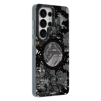 Galaxy S26 Ultra Case with M-Safe Charging Feature, Youngkit Camouflage Sykell Series Cover - 14