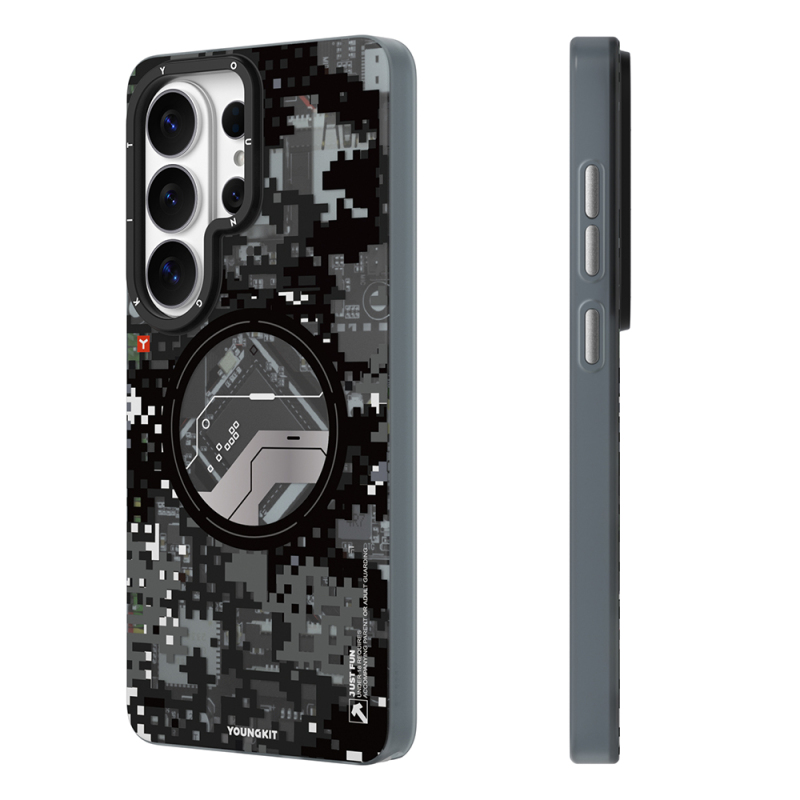 Galaxy S26 Ultra Case with M-Safe Charging Feature, Youngkit Camouflage Sykell Series Cover - 15