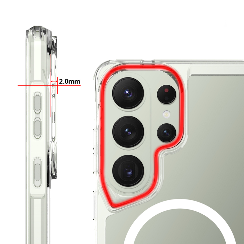 Galaxy S26 Ultra Case Zore M-safe Charging Enabled T-Max M-safe Cover - 3