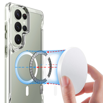 Galaxy S26 Ultra Case Zore M-safe Charging Enabled T-Max M-safe Cover - 7