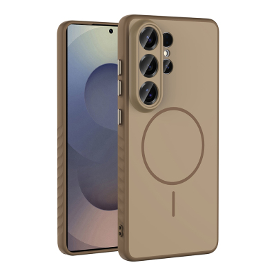 Galaxy S26 Ultra Case Zore Tea Cover with M-safe Charging Feature - 3