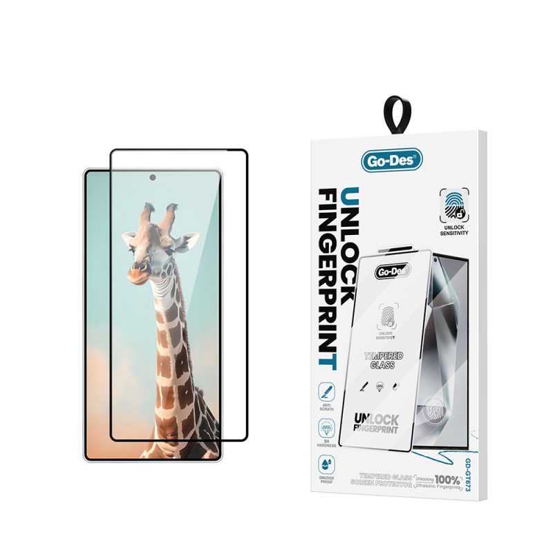 Galaxy S26 Ultra Go Des GD-001 Fingerprint-Resistant 9H Tempered HD Glass Screen Protector - 1