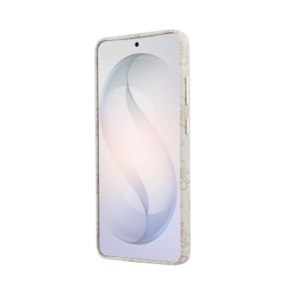 Galaxy S26 Ultra Kılıf Guess Orjinal Lisanslı M-safe Şarj Özellikli Gold Metal Kamera Çerçeveli Taşlı 4G Logolu Kapak - 6