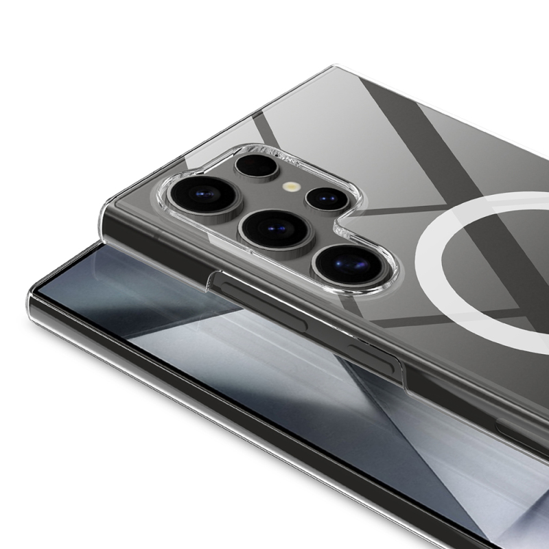 Galaxy S26 Ultra Kılıf Kamera Korumalı M-safe Sert PC Zore Porto Kapak - 3