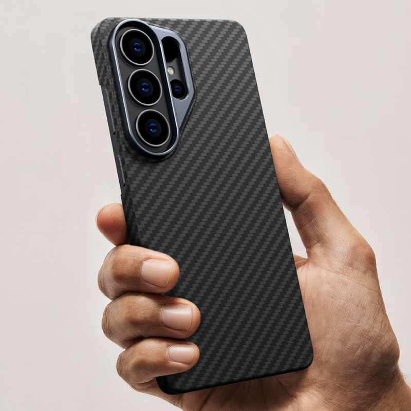 Galaxy S26 Ultra Kılıf M-safe Şarj Özellikli 1500D Aramid Fiber Amazingthing Titan Max Serisi Kapak - 11