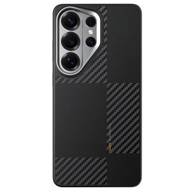 Galaxy S26 Ultra Kılıf M-safe Şarj Özellikli 600D Metal Kamera Çerçeveli Raptic Aramid Dual Serisi Kapak - 1