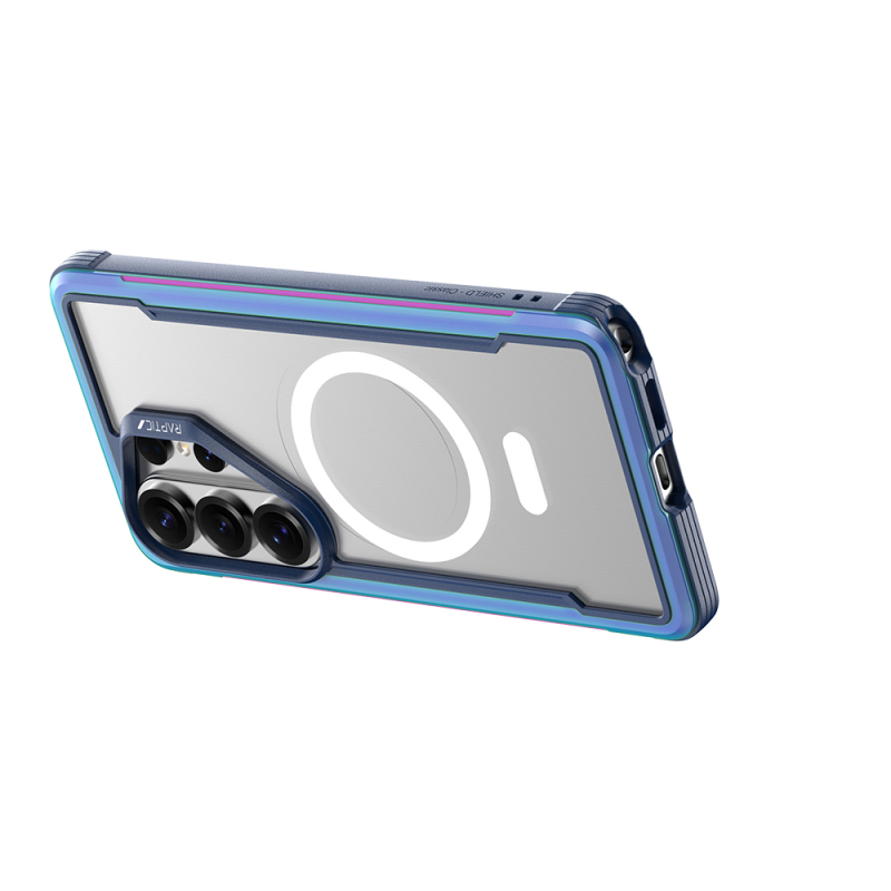 Galaxy S26 Ultra Kılıf M-safe Şarj Özellikli Airbagli Raptic Shield Serisi Şeffaf Arka Yüzey Kapak - 7