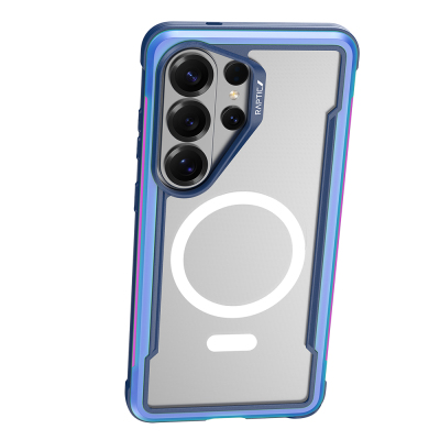 Galaxy S26 Ultra Kılıf M-safe Şarj Özellikli Airbagli Raptic Shield Serisi Şeffaf Arka Yüzey Kapak - 9