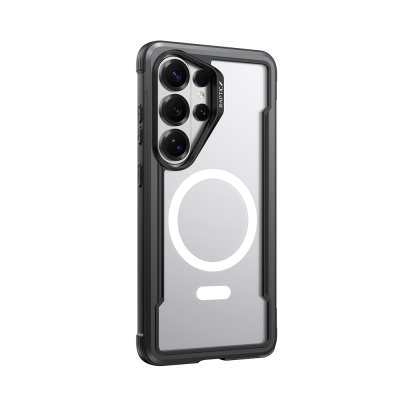 Galaxy S26 Ultra Kılıf M-safe Şarj Özellikli Airbagli Raptic Shield Serisi Şeffaf Arka Yüzey Kapak - 12