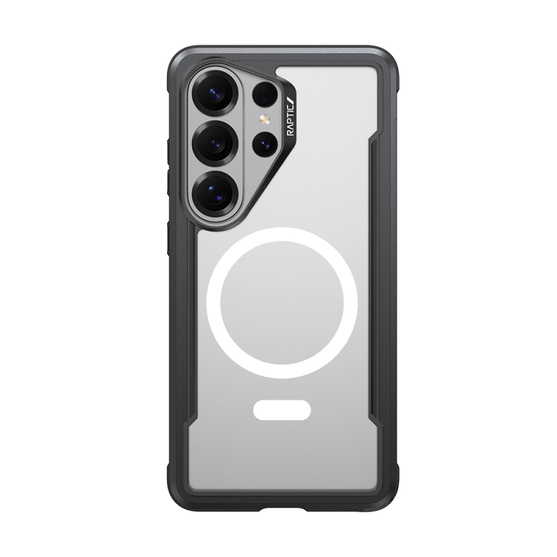 Galaxy S26 Ultra Kılıf M-safe Şarj Özellikli Airbagli Raptic Shield Serisi Şeffaf Arka Yüzey Kapak - 2