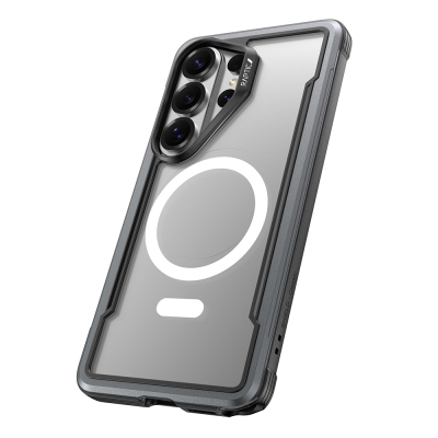 Galaxy S26 Ultra Kılıf M-safe Şarj Özellikli Airbagli Raptic Shield Serisi Şeffaf Arka Yüzey Kapak - 15