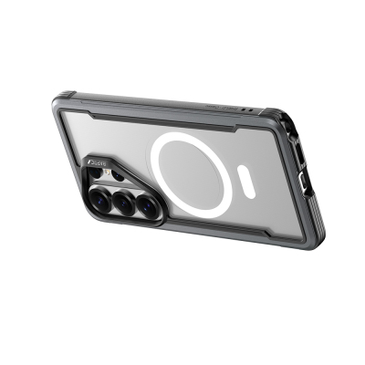 Galaxy S26 Ultra Kılıf M-safe Şarj Özellikli Airbagli Raptic Shield Serisi Şeffaf Arka Yüzey Kapak - 16