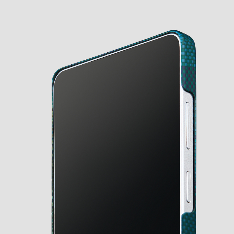 Galaxy S26 Ultra Kılıf M-safe Şarj Özellikli Aramid Fiber Pitaka Flora in Grid Serisi Kapak - 7
