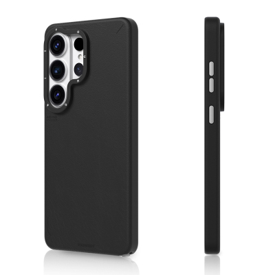 Galaxy S26 Ultra Kılıf M-safe Şarj Özellikli Basit Mat Deri Desenli Youngkit Tech Fashion Serisi Kapak - 5