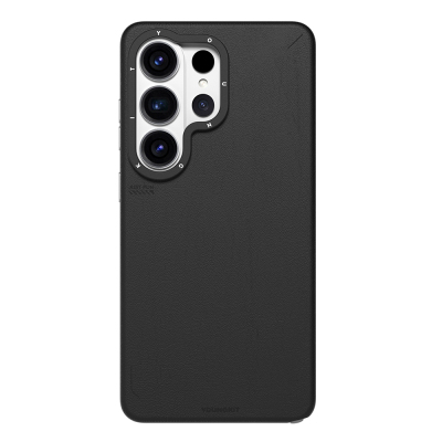 Galaxy S26 Ultra Kılıf M-safe Şarj Özellikli Basit Mat Deri Desenli Youngkit Tech Fashion Serisi Kapak - 3