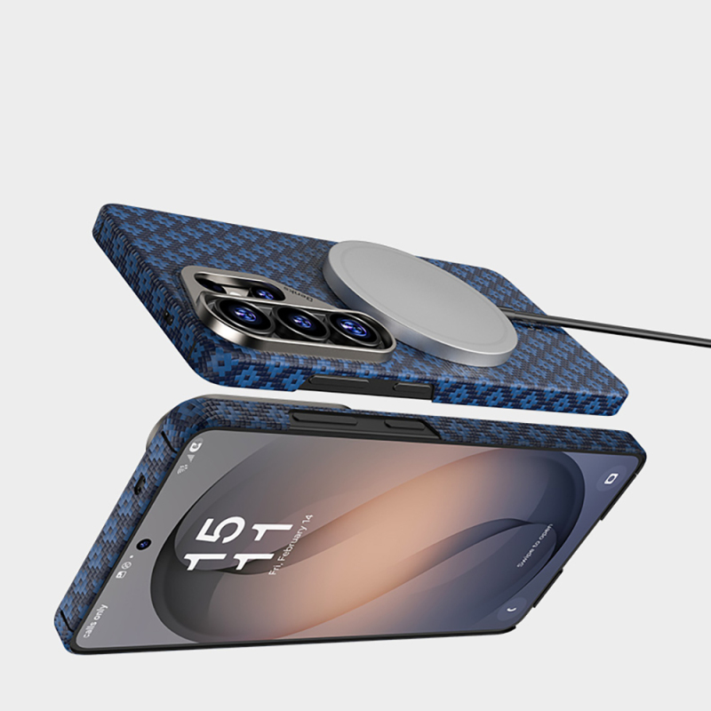 Galaxy S26 Ultra Kılıf M-Safe Şarj Özellikli Benks ArmorAir ArmorGrid Serisi Kevlar Kapak - 11