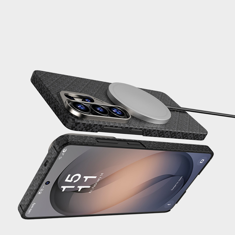 Galaxy S26 Ultra Kılıf M-Safe Şarj Özellikli Benks ArmorAir ArmorGrid Serisi Kevlar Kapak - 12