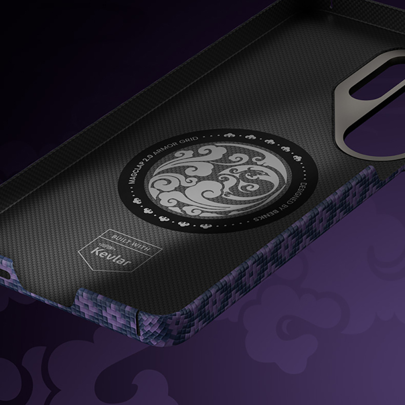 Galaxy S26 Ultra Kılıf M-Safe Şarj Özellikli Benks ArmorAir ArmorGrid Serisi Kevlar Kapak - 33