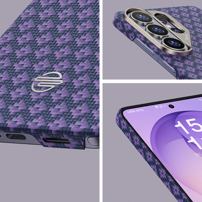 Galaxy S26 Ultra Kılıf M-Safe Şarj Özellikli Benks ArmorAir ArmorGrid Serisi Kevlar Kapak - 36