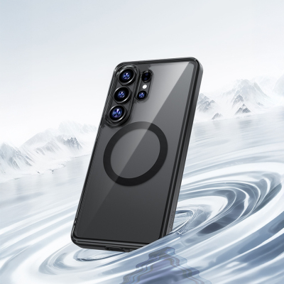 Galaxy S26 Ultra Kılıf M-safe Şarj Özellikli Benks ​​​​​​Crystal Serisi Şeffaf Kapak - 7