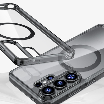 Galaxy S26 Ultra Kılıf M-safe Şarj Özellikli Benks ​​​​​​Crystal Serisi Şeffaf Kapak - 8