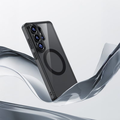 Galaxy S26 Ultra Kılıf M-safe Şarj Özellikli Benks ​​​​​​Crystal Serisi Şeffaf Kapak - 9