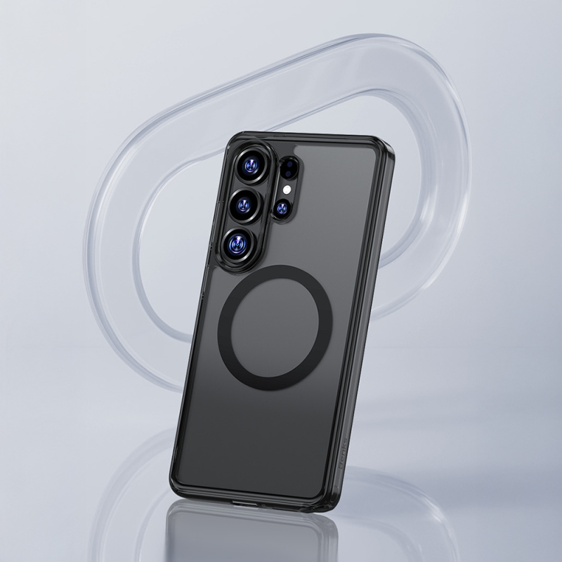 Galaxy S26 Ultra Kılıf M-safe Şarj Özellikli Benks ​​​​​​Crystal Serisi Şeffaf Kapak - 10