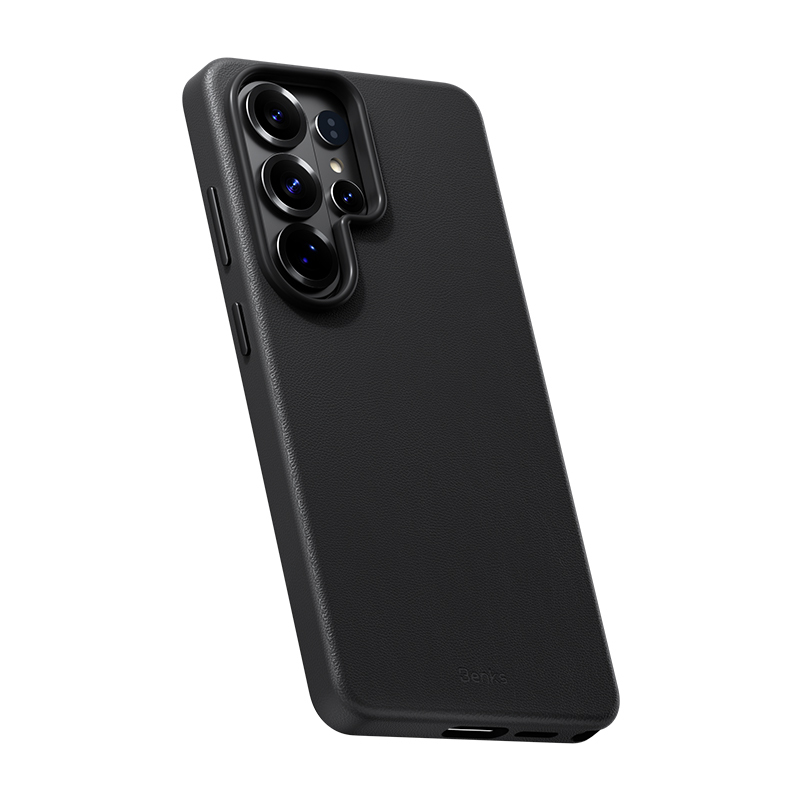 Galaxy S26 Ultra Kılıf M-safe Şarj Özellikli Çizilmeye Dayanıklı Benks VitaPro Serisi PU Deri Kapak - 4