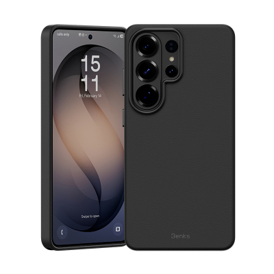 Galaxy S26 Ultra Kılıf M-safe Şarj Özellikli Çizilmeye Dayanıklı Benks VitaPro Serisi PU Deri Kapak - 6