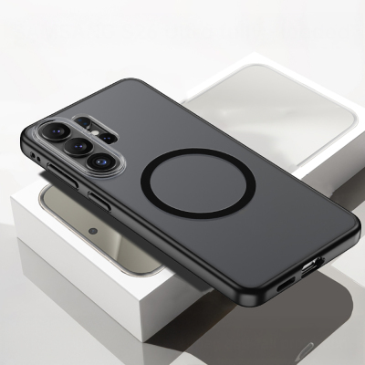 Galaxy S26 Ultra Kılıf M-safe Şarj Özellikli Mat Arka Yüzey Wlons Lola Kapak - 6