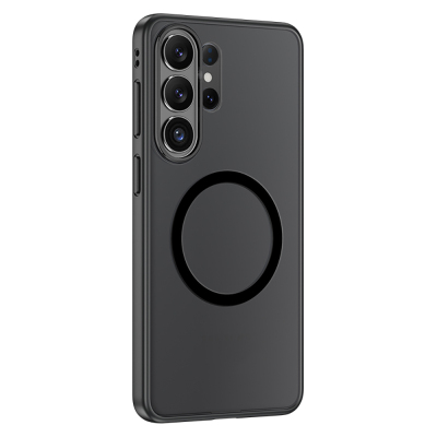 Galaxy S26 Ultra Kılıf M-safe Şarj Özellikli Mat Arka Yüzey Wlons Lola Kapak - 1