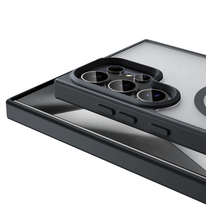 Galaxy S26 Ultra Kılıf M-safe Şarj Özellikli Mat Arka Yüzey Zore Sio Kapak - 10