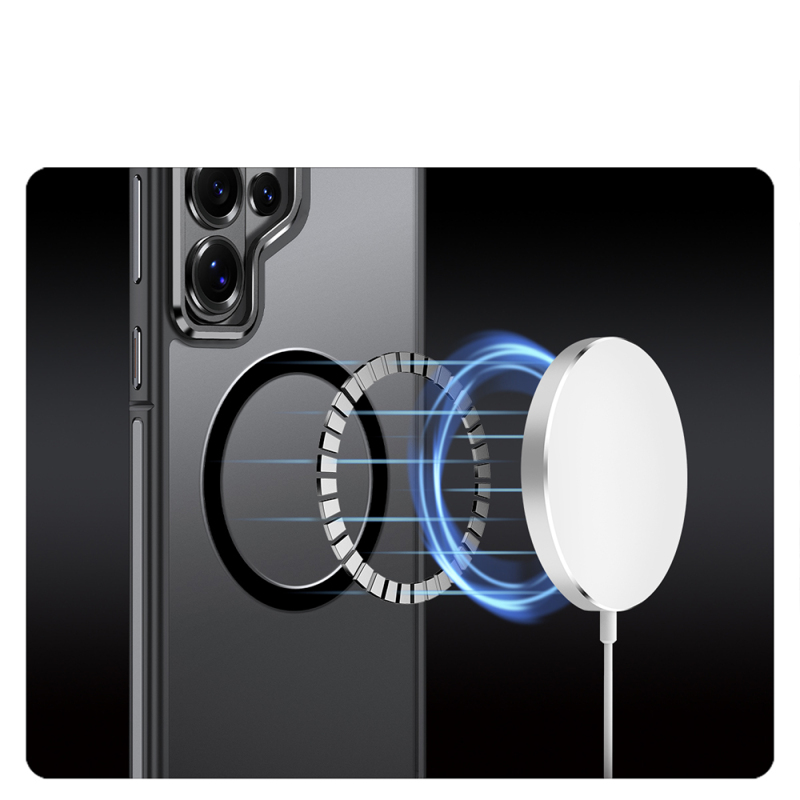 Galaxy S26 Ultra Kılıf M-safe Şarj Özellikli Mat Görünümlü Wlons Vevo Kapak - 10